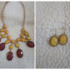 Gorgeous statement set necklace and earring - Charming Charlie